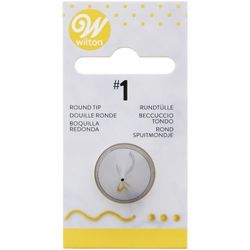 Boquilla decoración redonda núm 1 wilton