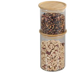 Bote Cocina Tapa Bambu 0,8 litros Apilable Kesper