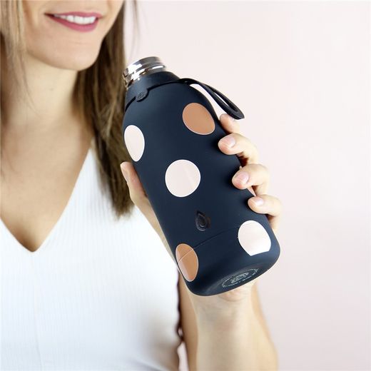 Botella Acero Inoxidable 500Ml Black Dots Creative Story