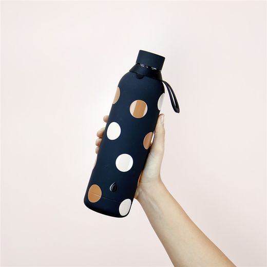 Botella Acero Inoxidable 710Ml Black Dots Creative Story