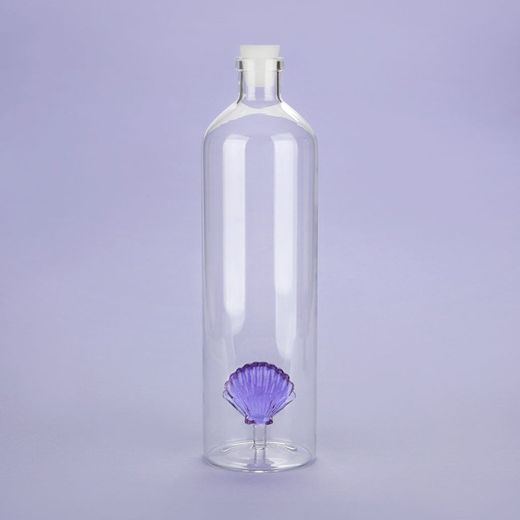 Garrafa de água Lilás Shell Design 1,2 L Balvi Gift Idea