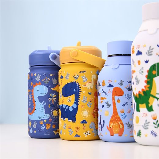 Botella Agua con Adaptador 330 m lMazarine Dinosaurs Creative Story