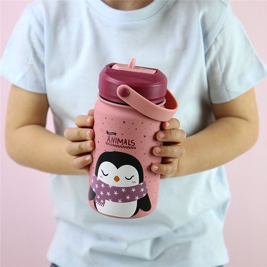 Botella Agua con Adaptador 330 mlMakeup Penguin Creative Story