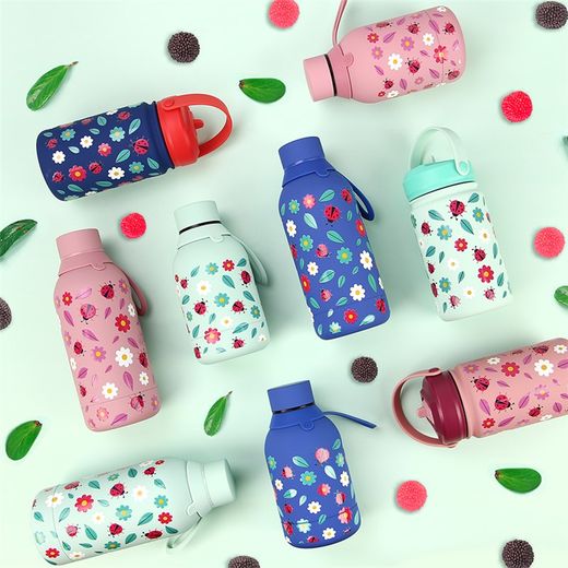 Botella Agua con Adaptador 330 mlMint Ladybug Creative Story