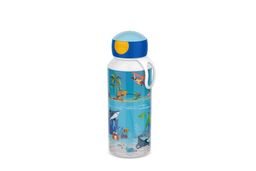 Botella Agua Infantil 400 ml Pop Up Oceano Tropical Mepal