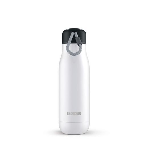 Garrafa Térmica Inox. 500ml Branca Zoku
