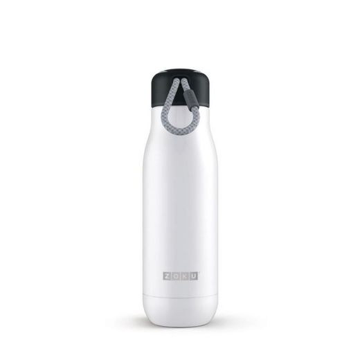 Garrafa Térmica Inox. 500ml Branca Zoku