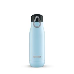 Garrafa térmica inox. 500ml azul claro zoku