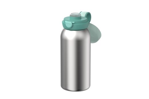 Botella Infantil Acero Inox tapa abatible 600 ml Cool Mint Mepal