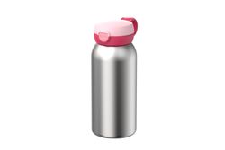 Botella Infantil Acero Inox tapa abatible 600 ml Cool Pink Mepal