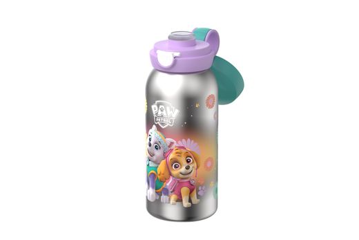 Botella Infantil Acero Inox tapa abatible 600 ml Paw Patrol Girls Mepal