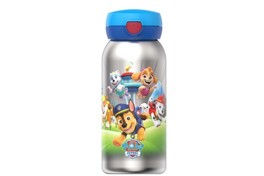 Botella Infantil Acero Inox tapa abatible 600 ml Paw Patrol Pups Mepal