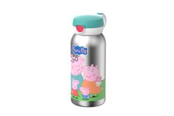 Botella Infantil Acero Inox tapa abatible 600 ml Peppa Pig Mepal