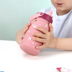 Botella Infantil Térmica 330 ml Chic Paws Make-Up con Adaptador Infantil Creative Story