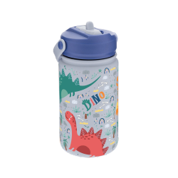 Botella Infantil Térmica 330 ml Dino Land Shadow con Adaptador Infantil Creative Story