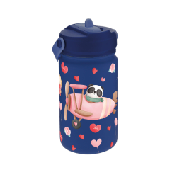 Botella Infantil Térmica 330 ml Lugares Lovely Travellers con Adaptador Infantil Creative Story