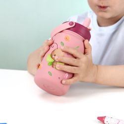 Botella Infantil Térmica 330 ml Mariposa con Adaptador Infantil Creative Story