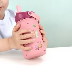 Botella Infantil Térmica 330 ml Mariposa con Adaptador Infantil Creative Story