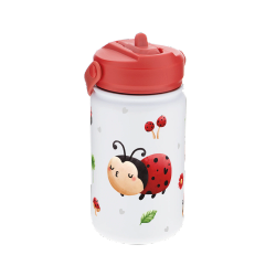Botella Infantil Térmica 330 ml Mariquita Ice Red con Adaptador Infantil Creative Story
