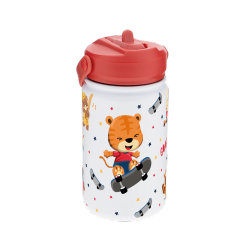 Botella Infantil Térmica 330 ml Skate Ice Red con Adaptador Infantil Creative Story