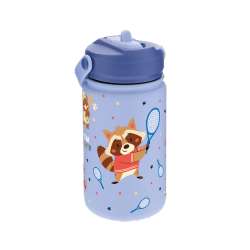 Botella Infantil Térmica 330 ml Tenis Azul Sky con Adaptador Infantil Creative Story