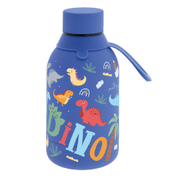Botella Infantil Térmica 350 ml Dino Land Azul Mazarine Creative Story