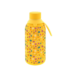 Botella Térmica 500 ml Autumn Vibes Mostaza Interior Cerámico con 2 Tapones Creative Story