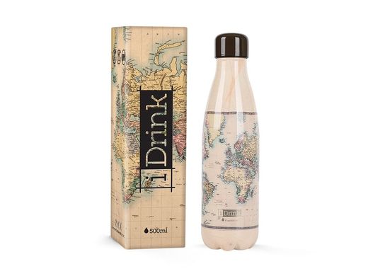 Thermosfles 500 ml OUDE KAART I-Totaal