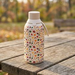 Botella Térmica 750 ml Autumn Vibes Arena Interior Cerámico con 2 Tapones Creative Story