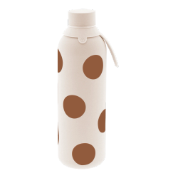 Botella Térmica 750 ml Bold Dots Arena Interior Cerámico con 2 Tapones Creative Story