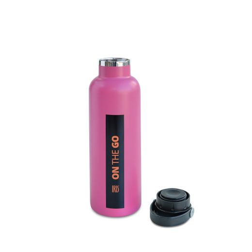 Botella térmica 750 ml fucsia fluor on the go Iris
