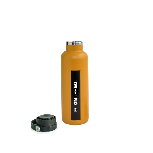 Botella térmica 750 ml mostaza otoño on the go Iris