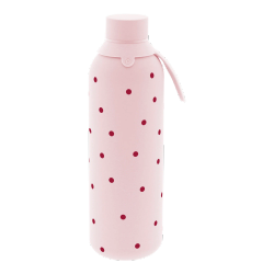 Botella Térmica 750 ml Petite Dots Rosa Interior Cerámico con 2 Tapones Creative Story