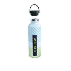 Botella térmica 750 ml turquesa fluor print on the go Iris