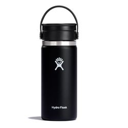 Botella térmica ancha con tapa para sorbos 0,50 l black Hydroflask