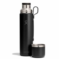 Botella térmica con taza y apertura fácil 1 l black Hydroflask