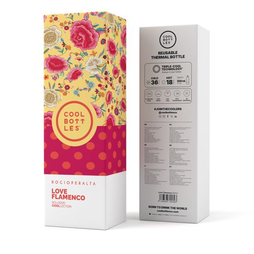 Botella térmica Love Flamenco 500 ml Cool Bottles
