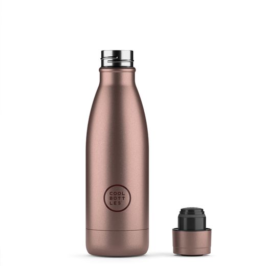 Botella térmica Metallic Rose 350 ml Cool Bottles