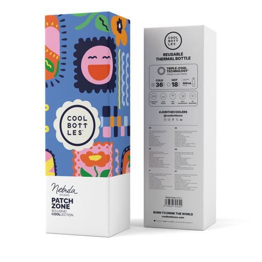 Botella térmica Nebula Patch Zone 500 ml Cool Bottles