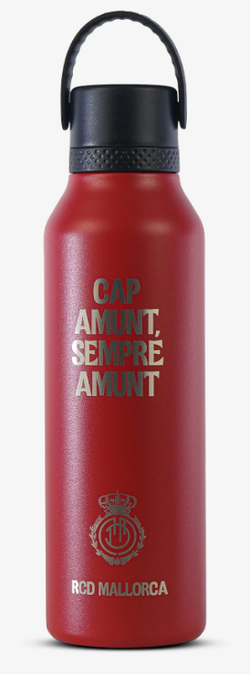 Botella térmica Runbott Mii Rcd Mallorca Escudo Sempre Amunt 600ml Red