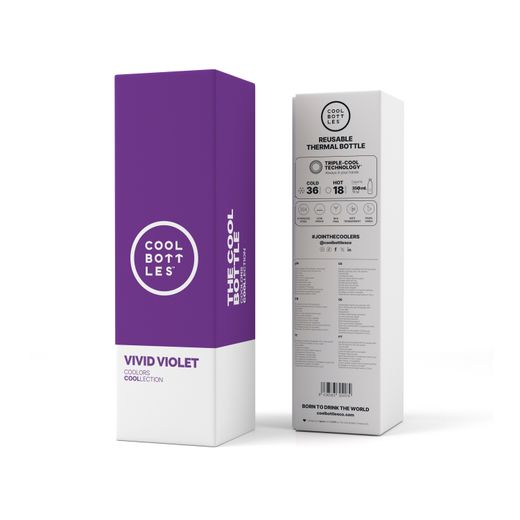 Botella térmica Vivid Violet 350 ml Cool Bottles