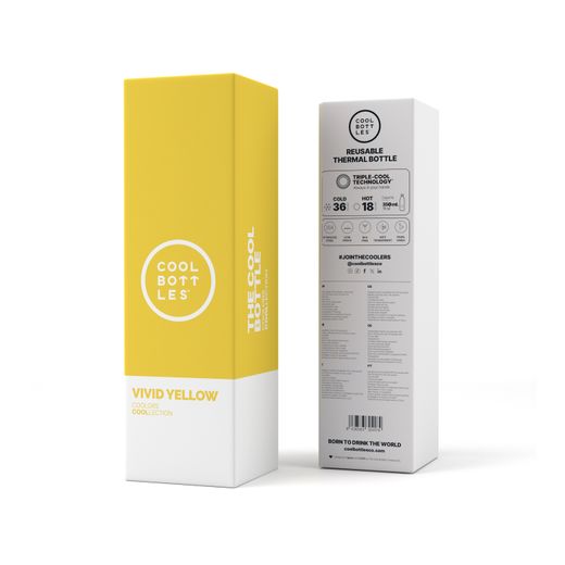 Botella térmica Vivid Yellow 350 ml Cool Bottles