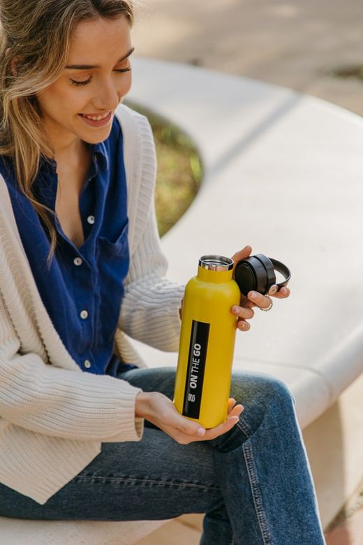 Bottiglia Thermos 750 ml Blu On The Go Iris