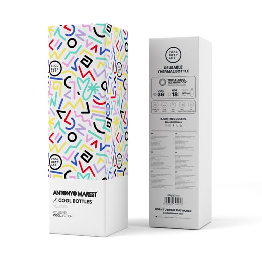 Botella Termo Allegra 500 ml Cool Bottle Alta Calidad