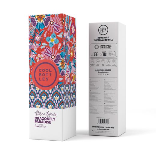 Botella Termo Dragonfly Paradise 500 ml Cool Bottle Alta Calidad