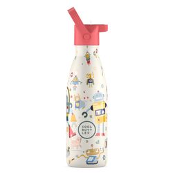 Botella Termo infantil Messy Robots 350 ml Cool Bottle Alta Calidad