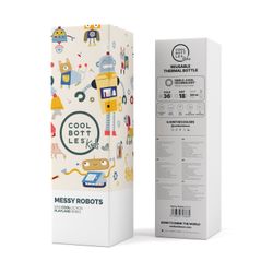 Botella Termo infantil Messy Robots 350 ml Cool Bottle Alta Calidad