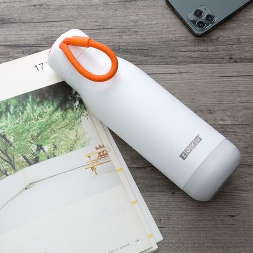 Termosflaska i rostfritt stål. 500ml vit zoku