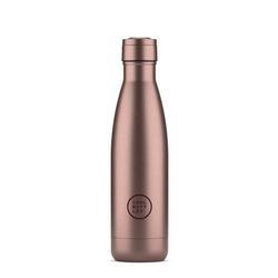 Botella Termo Metallic Rosa 500 ml Cool Bottle Alta Calidad