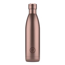 Botella Termo Metallic Rosa 750 ml Cool Bottle Alta Calidad